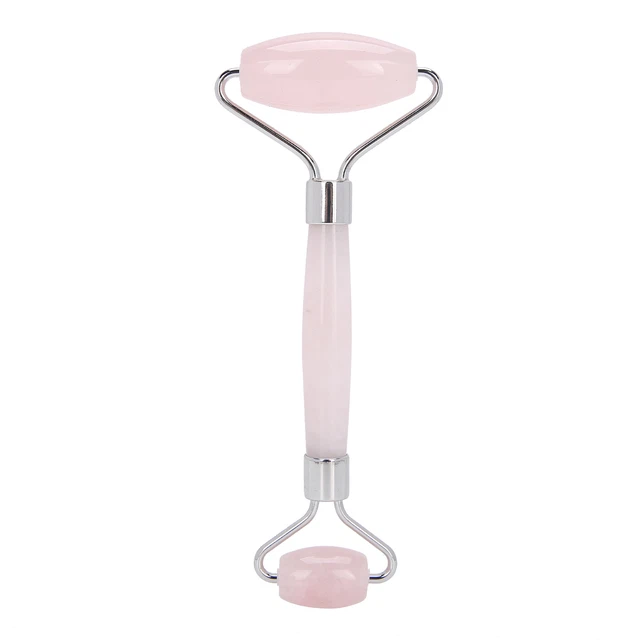 (Silver)Face Roller Massager 3 Types Face Roller Comfortable Unique Pattern