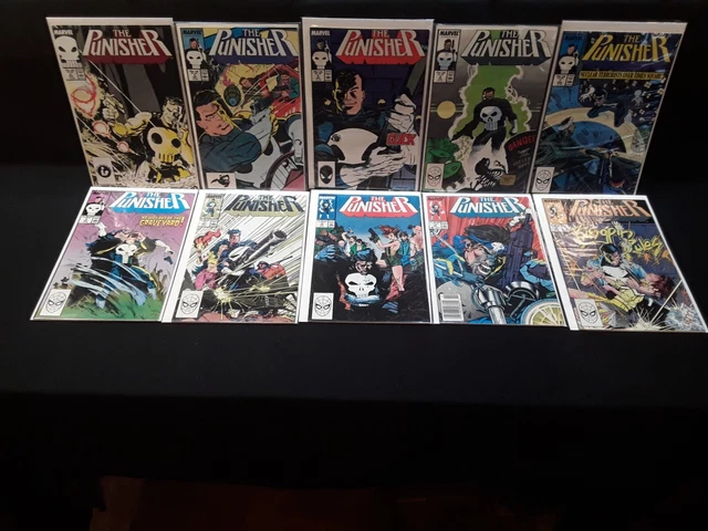 The Punisher Marvel Comic lot 2, 3, 5, 6, 7, 8, 11, 12, 13, 14 NM/VF