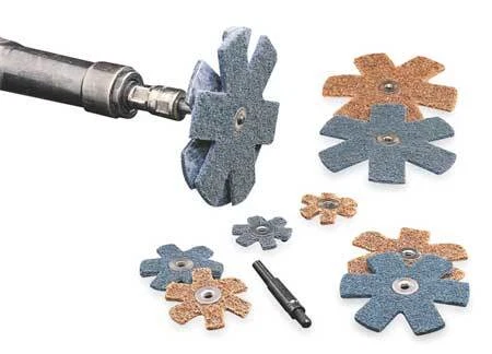 Scotch-Brite 7000120971 Abrasive Star,Al-Ox,3In,Very Fine