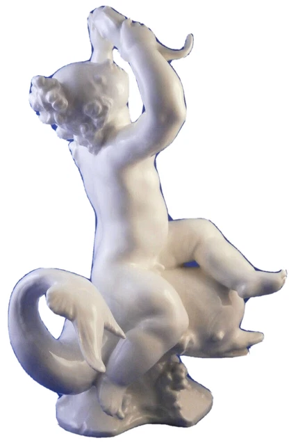 Vintage KPM Berlino Scheurich Porcellana Bellezza Figurina Figure Porzellan