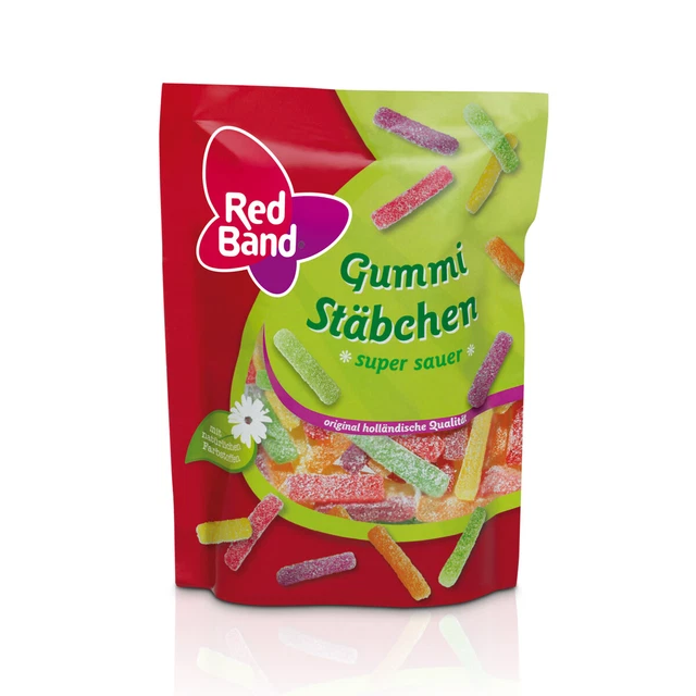 Red Nastro Colorato Gomma Bacchette Zuccherate E Eccellente Sauer