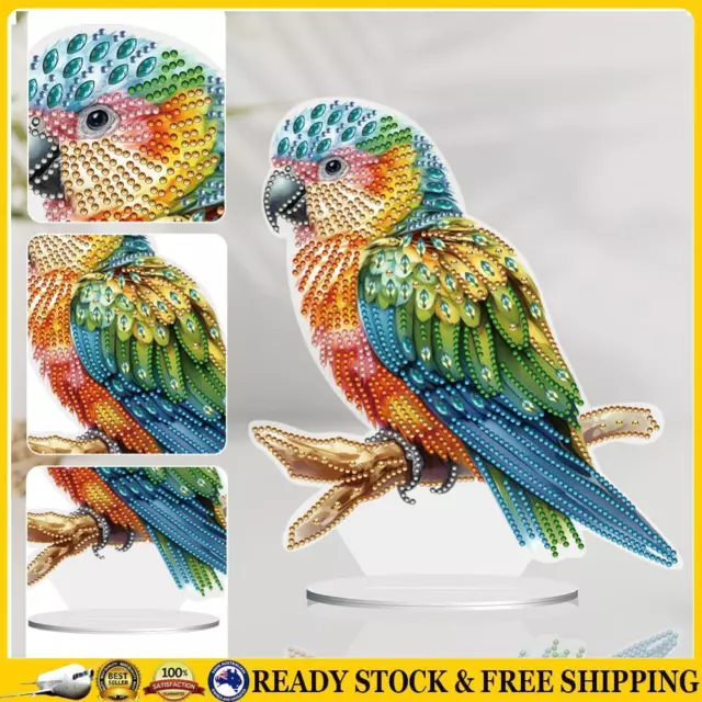 Parrot Special Shape Desktop Diamond Painting Art for Adults Beginner (GJ529) *A