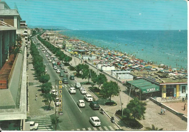 Pescara, Lungomare Matteotti, Ristorante Marechiaro e Scorcio Hotel "Lido"