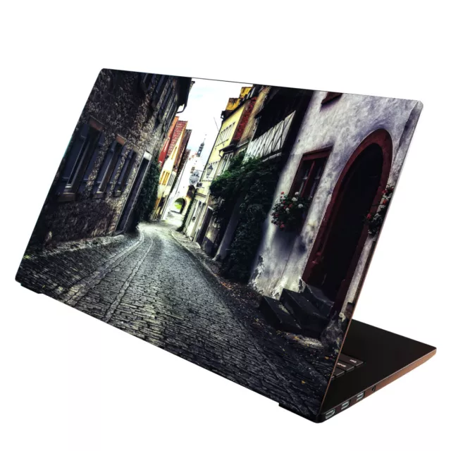 Laptop Folie  Aufkleber Schutzfolie für Notebook Skin Cover Altstadt 13-17 Zoll