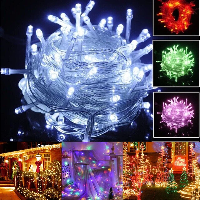 Fairy String Lights LED Christmas Tree Wedding Xmas Party Decor Outdoor USA