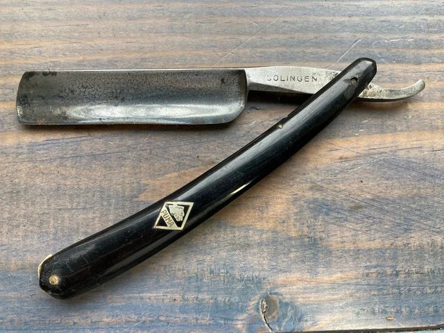 ANCIEN RASOIR COUPE Choux VINTAGE RAZOR PUMA SOLINGEN EUR 15,00 ...