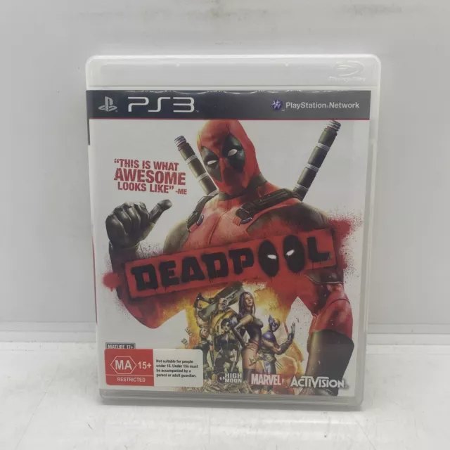 Marvel Dead Pool Deadpool Sony PS3 Playstation 3 RPG Action Adventure Rare Game