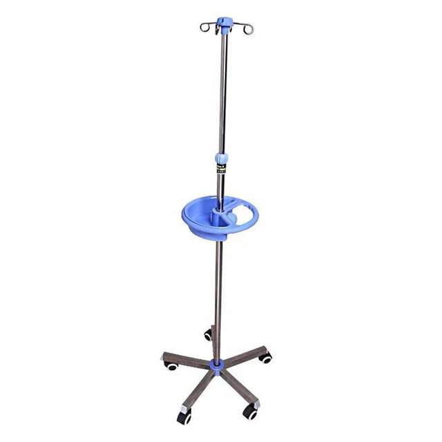 Support De Tube Pour Potence à Perfusion - Pince De Table Réglable, Couleur Noire