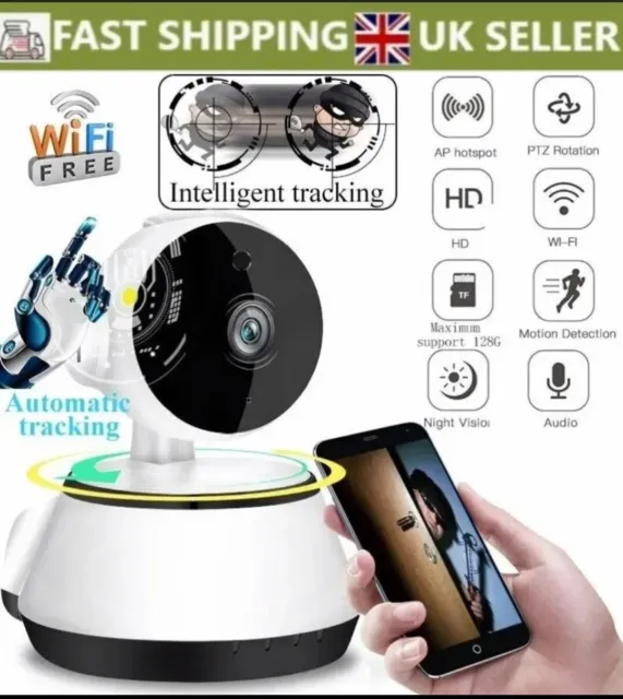 HD WiFi IP Security Camera Wireless Indoor CCTV System Home Baby Pet Monitor Cam