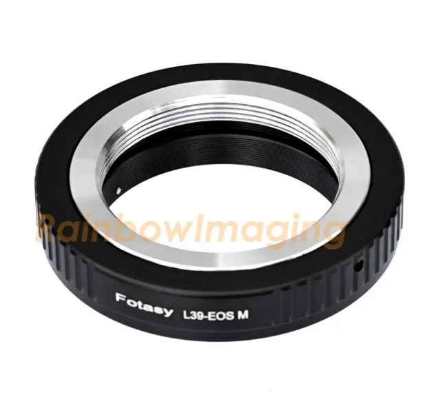 Leica M39 Lens to CANON EOS M EF-M Mount Mirrorless Camera Adapter M50 M100 M200