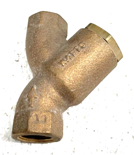 WATTS YSTRAINER VALVE Cast Bronze 3/8" NPT 400 Psi WOG / 20Mesh SS