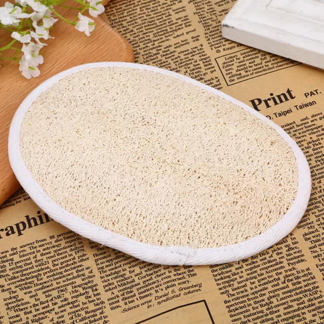 Natural Lufa Luffa Baño Ducha Esponja Cuerpo Exfoliante Lavadora Almohadilla