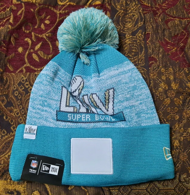 New Era Super Bowl LIV Teams Knit Cuff Hat Beanie Pom Blank NWT RARE NEW 2019