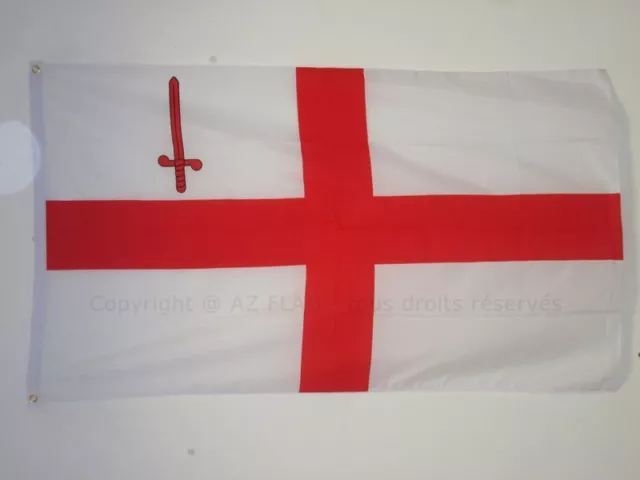 CITY OF LONDON FLAG 3' x 5' - LONDON CITY - ENGLAND FLAGS 90 x 150 cm - BANNER 3
