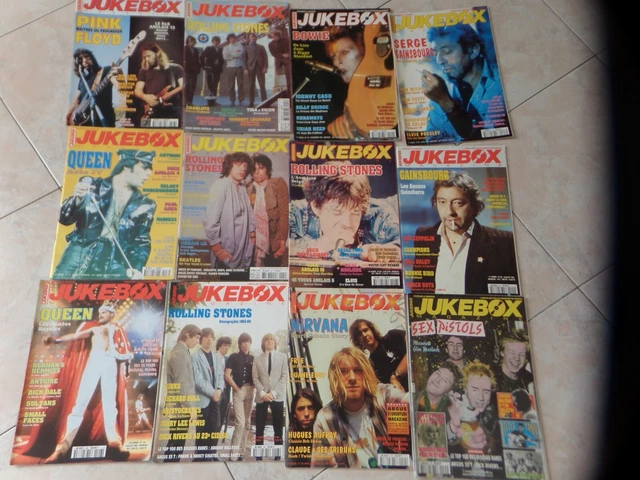 PINK FLOYD RoLLING STONES QUEEN NIRVANA SEX PISTOLS GAINSBOURG BOWIE LOTS 
