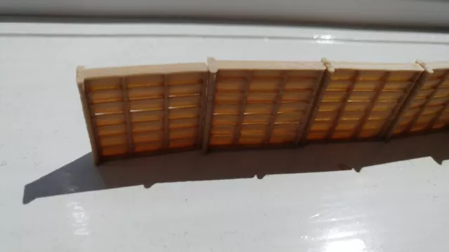 Real Wood Filament 6ft Fence Model Railway Lineside Scenery 00 Gauge x 6 3