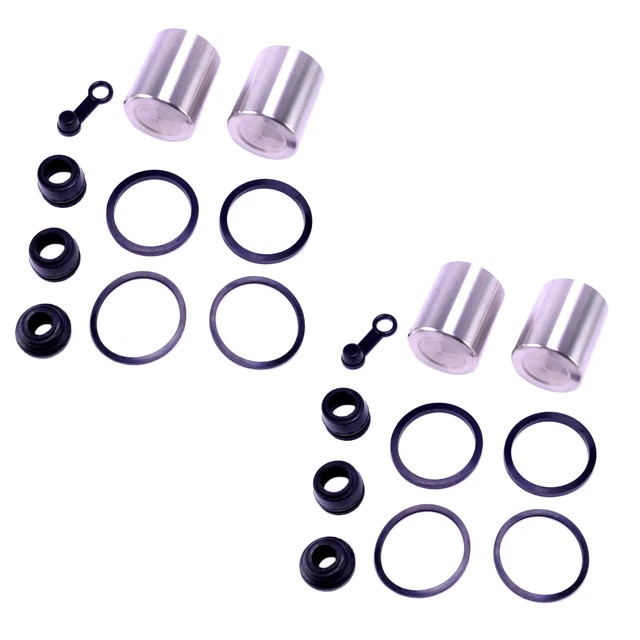 Kit durites de frein avant aviation inox raccords alu Honda NS 400 R 85
