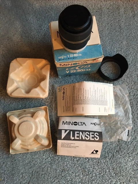 Minolta VECTIS V 22-80mm f/4-5.6 Lens New Old Stock