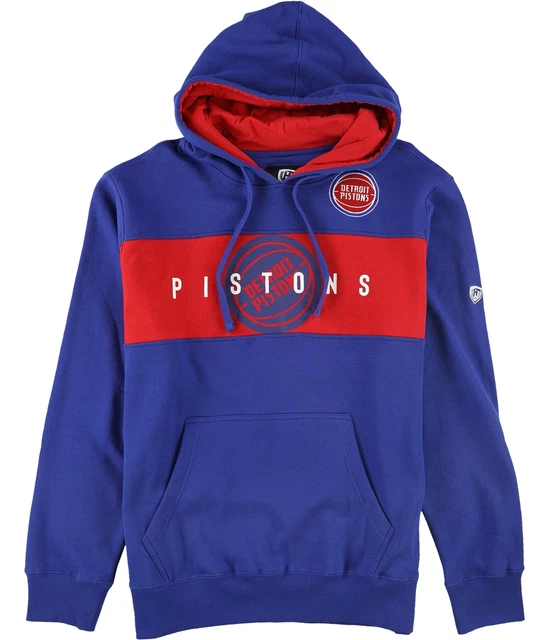 Hands High Uomo Pistons Logo Toppa Felpa con Cappuccio Felpa, Blu, Large