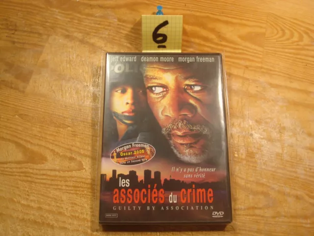 DVD :  LES ASSOCIES DU CRIME - Morgan FREEMAN / Jeff EDWARD / Comme Neuf