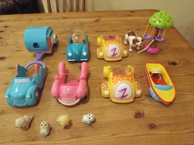 Zhu Zhu Car & Dog Bundle A Must For The Serious Collector !!