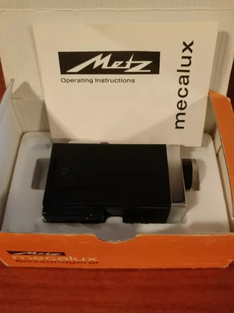 Metz Mecalux Hot Shoe Flash Ignition Unit 7901/0940 Nr 55464 NOS