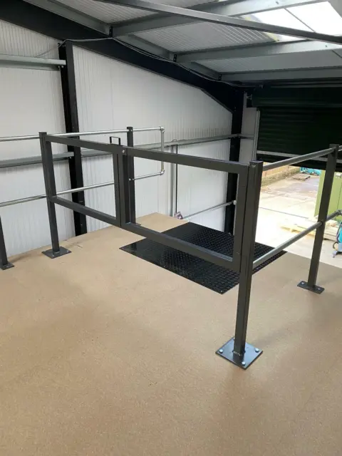 New Mezzanine Floor-Hinged, Pallet Gate, Swing Gate, Health & Safety Gate,