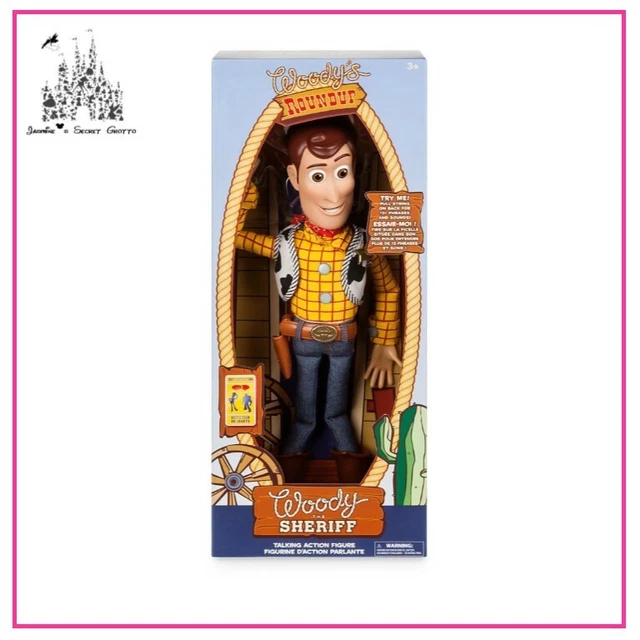 Disney Toy Story Sheriff Woody Pull String Interactive Talking Action Figure New