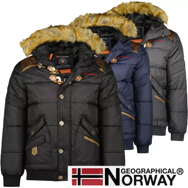 Geographical Norway Herren Winter Jacke Steppjacke Parka Outdoor Mantel S - 3XL