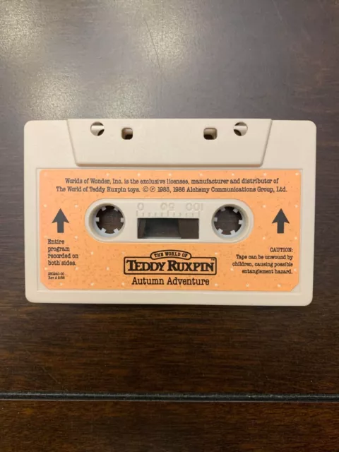 Vintage - Teddy Ruxpin - Autumn Adventure Cassette Tape