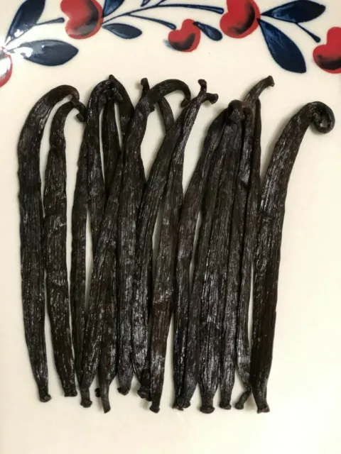 10 Tahitian Grade A Gourmet Vanilla Beans [4 inches]