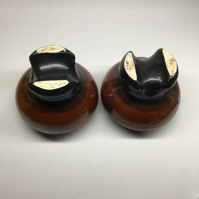 Antique Pinco Insulators Tri-Tone Glazed Ceramic Cable Top Electrical