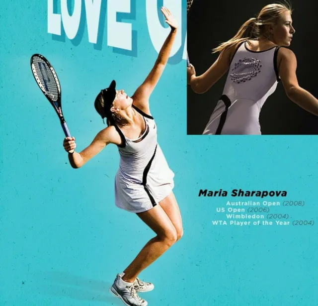 Nwt NIKE Maria Sharapova Active tennis Dress w/ Bra M Medium