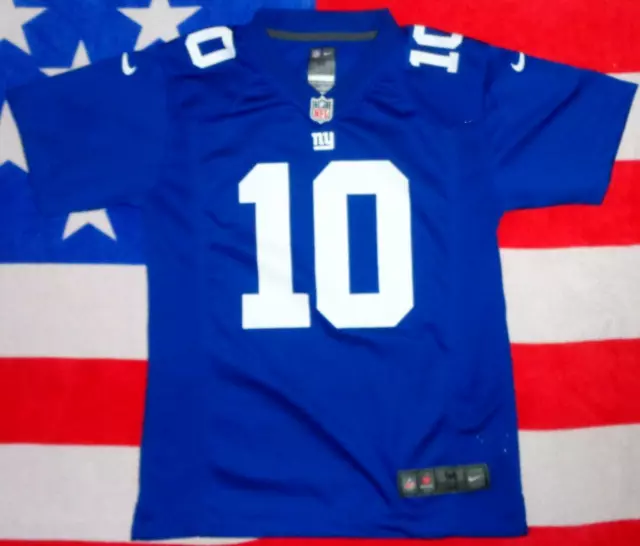 🏈New York Giants🏈Nike🏈Boys Official NFL Football Jersey Shirt🏈10-12 Years🏈1