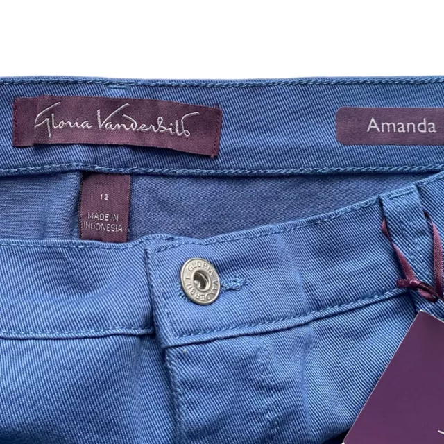 WOMENS GLORIA VANDERBILT Amanda Jeans Classic Fit Tapered High Waist ...