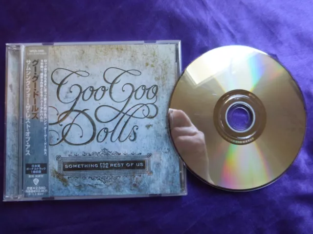 Goo Goo Dolls Something for the rest of us CD Japon 1 titre bonus OBI livrets
