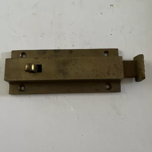 Polished Brass Over Steel Door Bolt Lock