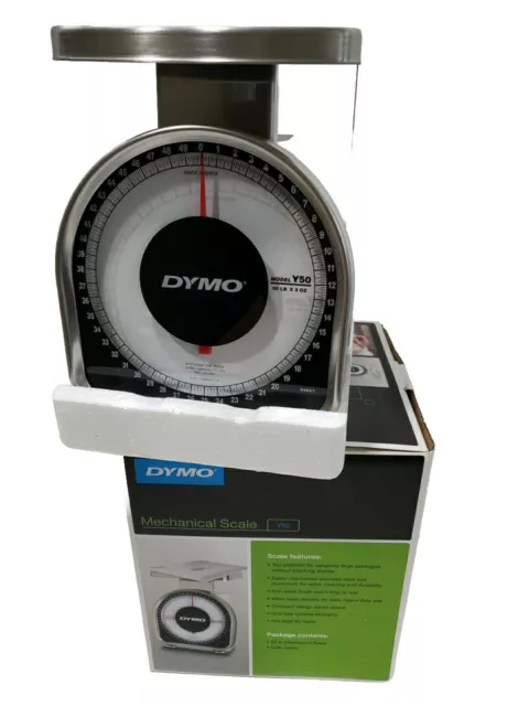 Dymo By Pelouze Heavy Duty Mechanical Postal Shipping Scale 50 LB Capacity