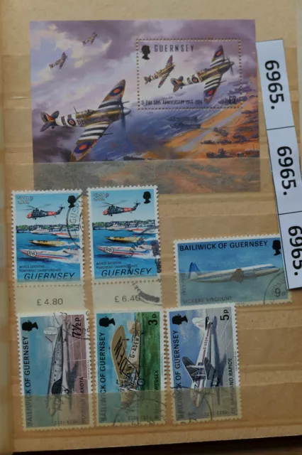 6965 ****  ca. 145 Stück  Briefmarken : Mix aus Europa   ,  Flugzeuge