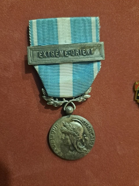 Médaille Coloniale Avec Barrette EXTRÊME ORIENT – Boîte D’origine