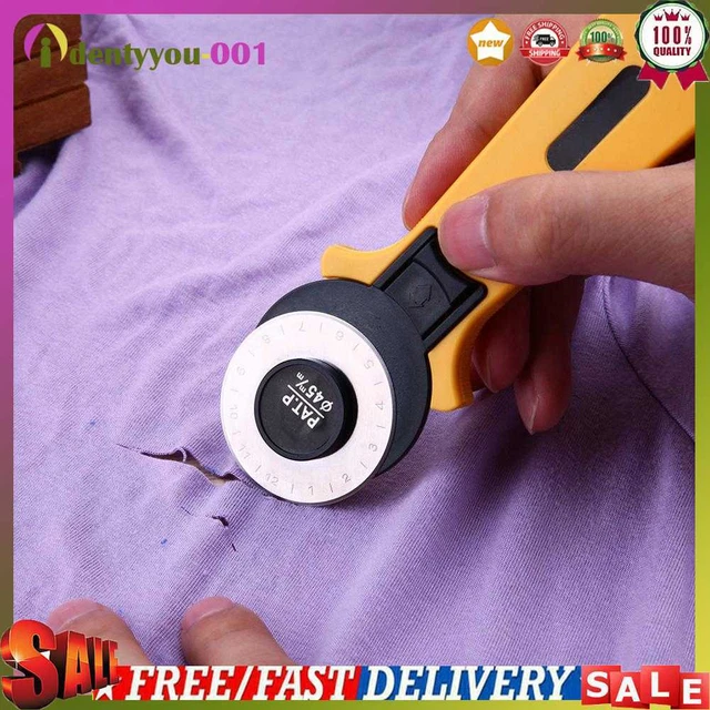 28 / 45mm Fabric Cutter Cuero Artesanía Herramientas Carta circular cortada amarillo