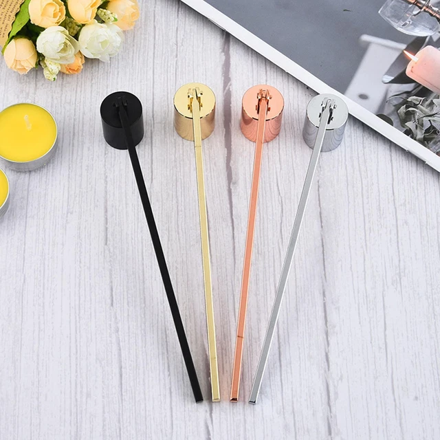 Exquisite Stainless Steel Candle Snuffer Anti-Slip Durable Wick Safe Y2O1