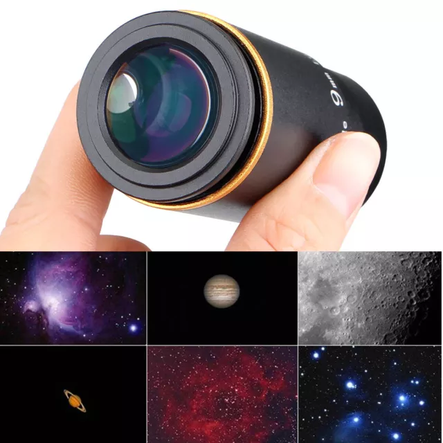 SVBONY 1.25inch Ultra Wide Angle Eyepiece Lens 9MM 66° Multicoated for Telescope