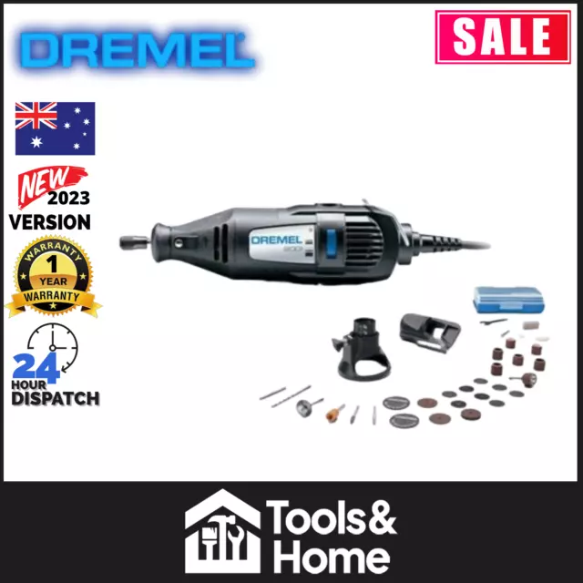 Dremel - 240V 2Speed Rotary ToolKit w/ 30 Accessories & 2 Attachments - 200-2/30