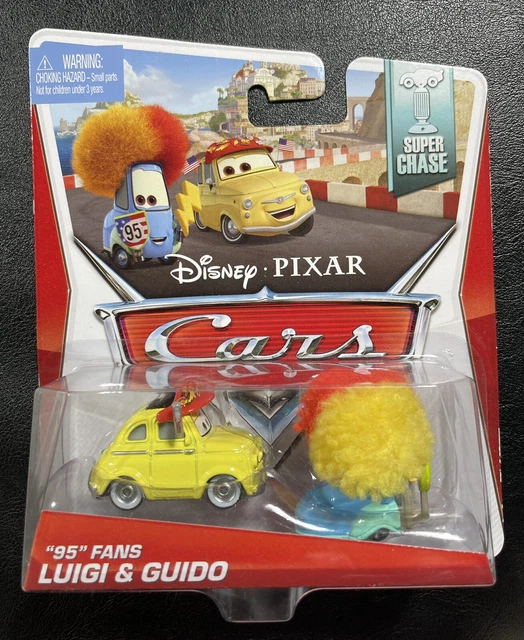 Mattel "95" Fans Luigi & Guido Cars Super Chase Disney Pixar Minicar Limited