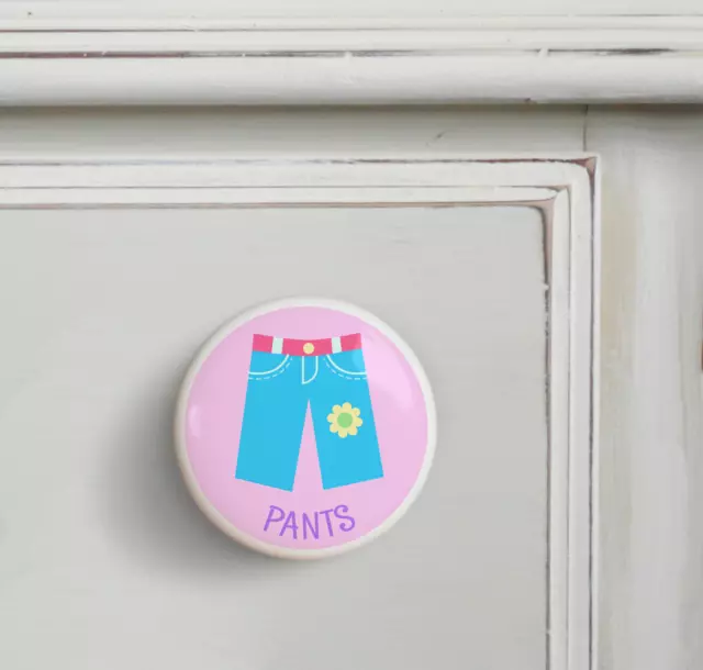 Bouton de tiroir de commode organisationnel pantalon fille dresserz