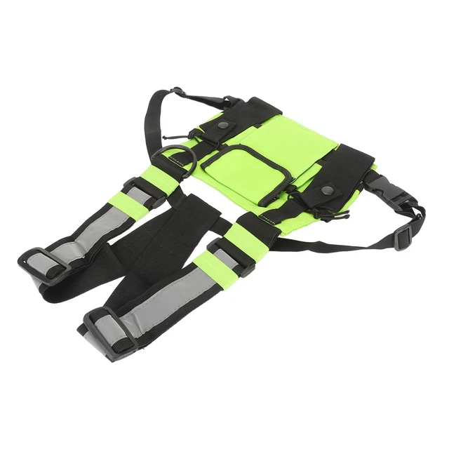 Radio Chest Harness Bag Adjustable Radio Harness Chest Pocket Pack Vest DSO