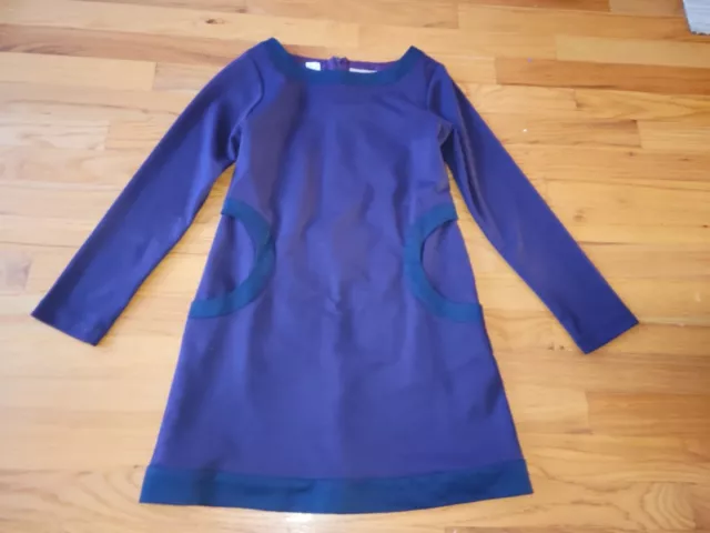 Studio 342 by Florence Eiseman girl Dress sz 12 Purple  EUC Long sleeves Pockets