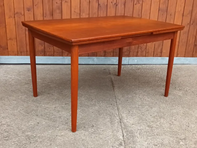 Teak Esstisch Vintage 60er Retro Tisch Midcentury Danish Vodder Jalk Ära 60s 2