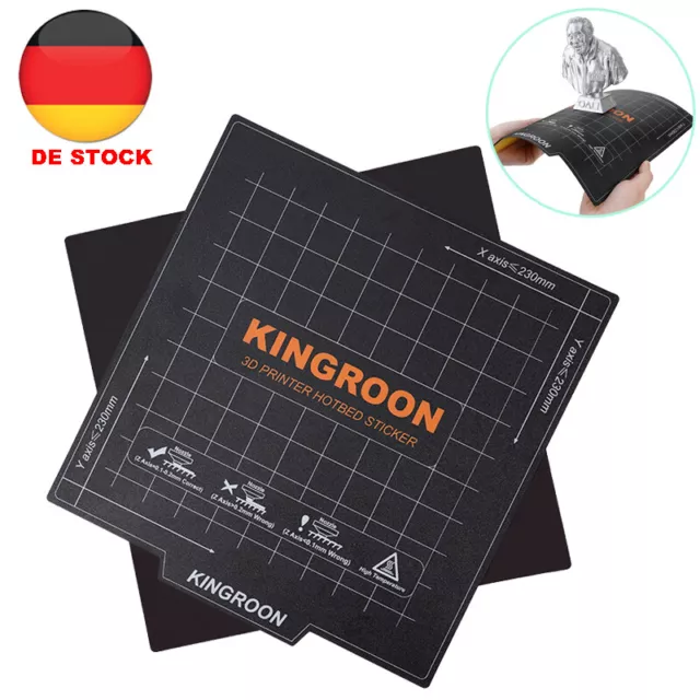 3D Drucker Flexible Magnetische Dauerdruckplatte 235x235mm Für Ender-3/5 Serie